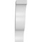 Ekena Millwork 6-in. W x 20-in. D x 26-in. H Funston Architectural Grade PVC Knee Brace BRCP06X20X26FST - alternate 6